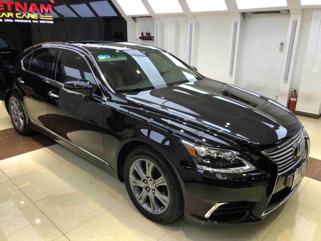 xe mau den sau khi phu ceramic tai viet nam car care