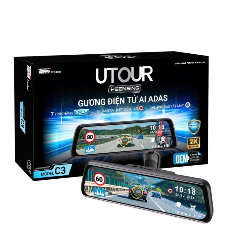 UTOUR C3 và UTOUR C3M là 2 dòng gương chiếu hậu điện tử HOT nhất hiện nay.