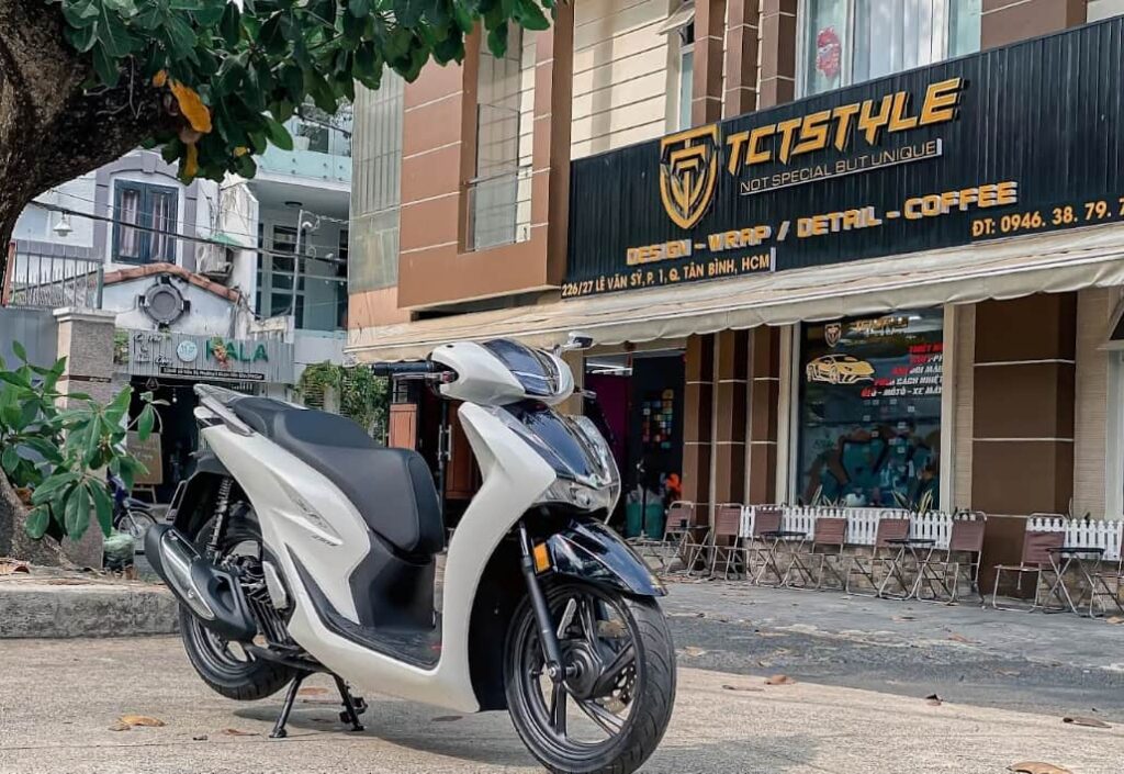 Địa chỉ dán PPF xe máy TCT Style tại Quận Tân Bình.