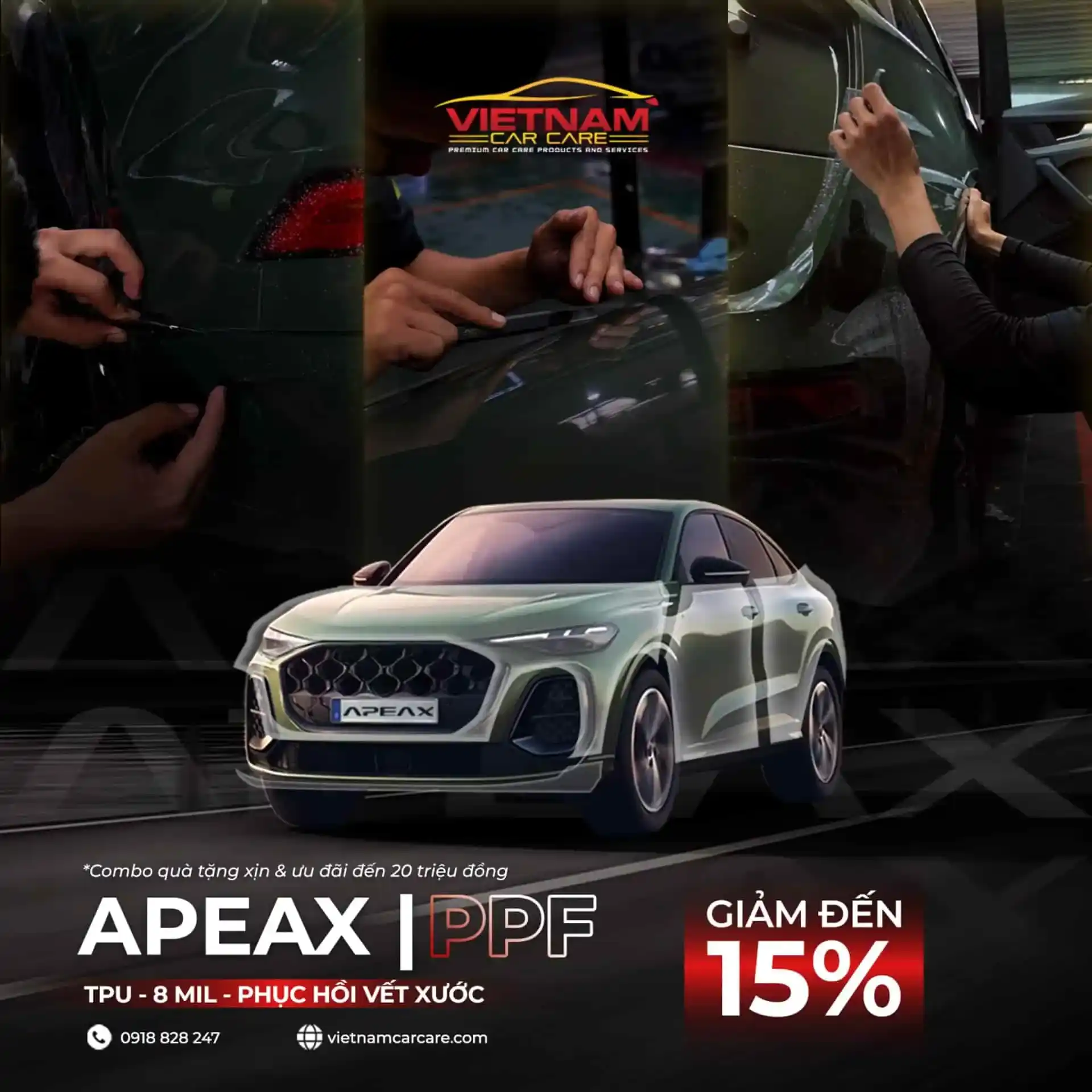 Vietnam Car Care là địa chỉ thi công dịch vụ dán PPF từng phần riêng lẻ giá tốt tại Quận 7 TP HCM. Ghé ngay để trải nghiệm!