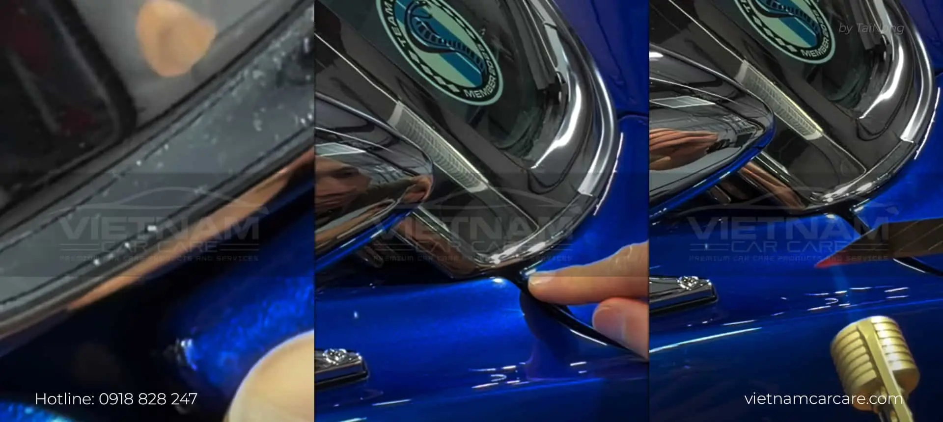 Phần góc dán PPF bị cộm gây mất thẩm mỹ.